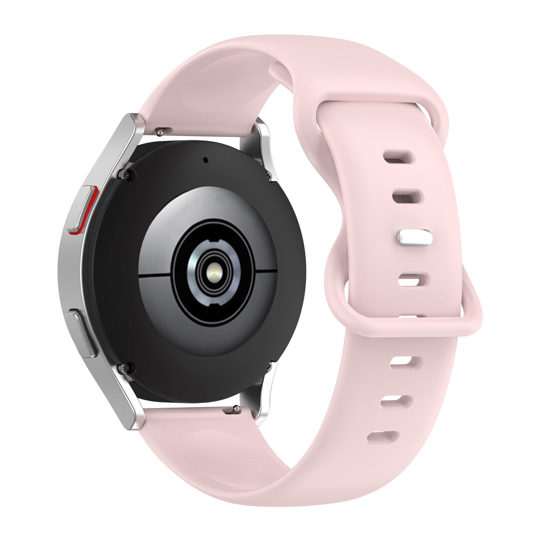 Solid color sportband - Roze - Samsung Galaxy Watch 4 - 40mm &amp; 44mm