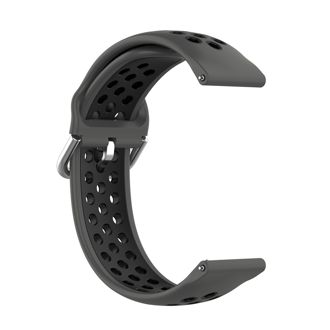 Siliconen sportbandje met gesp - Zwart - Samsung Galaxy Watch 4 - 40mm / 44mm