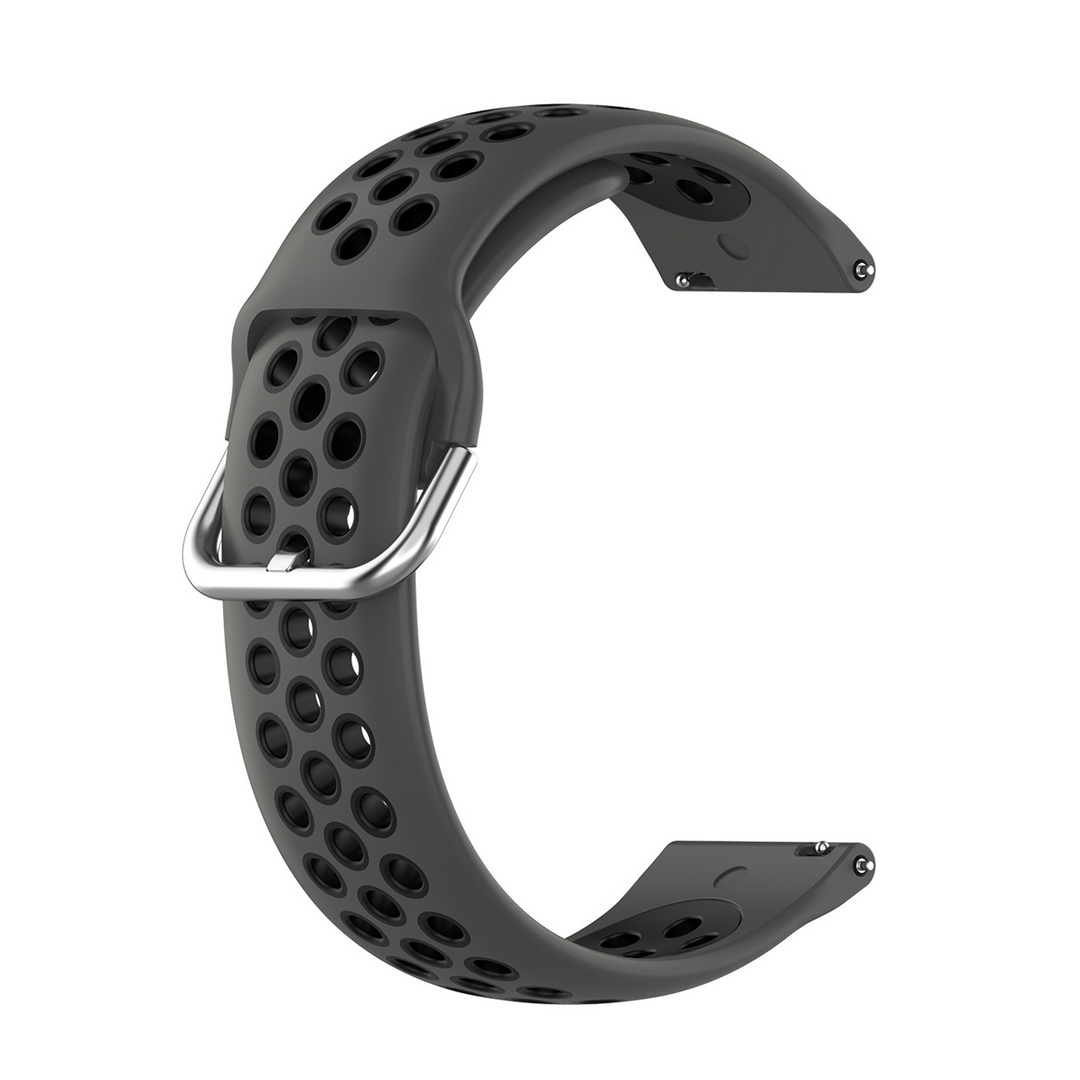 Siliconen sportbandje met gesp - Zwart - Samsung Galaxy Watch 4 - 40mm / 44mm