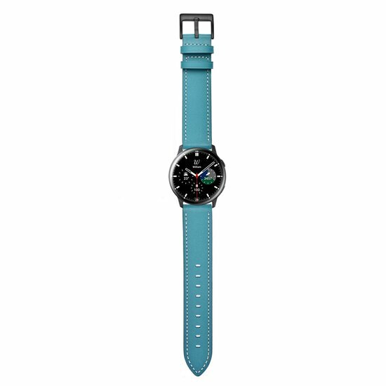 lederen bandje - Blauw - Samsung Galaxy Watch 4 - 40mm &amp; 44mm