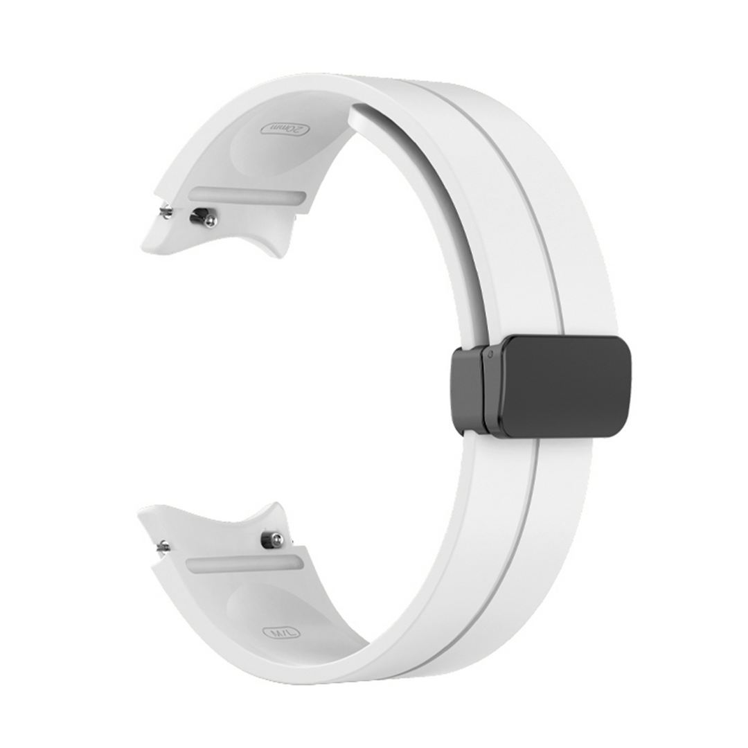 D-buckle sportbandje - Wit - Samsung Galaxy Watch 4 Classic - 42mm &amp; 46mm