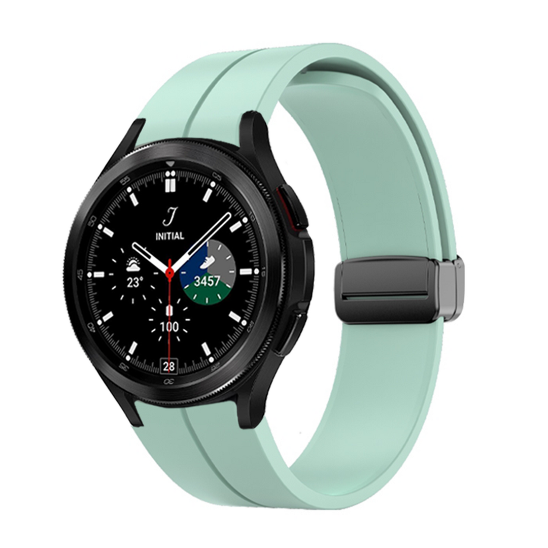 D-buckle sportbandje - Lichtgroen - Samsung Galaxy Watch 4 Classic - 42mm &amp; 46mm