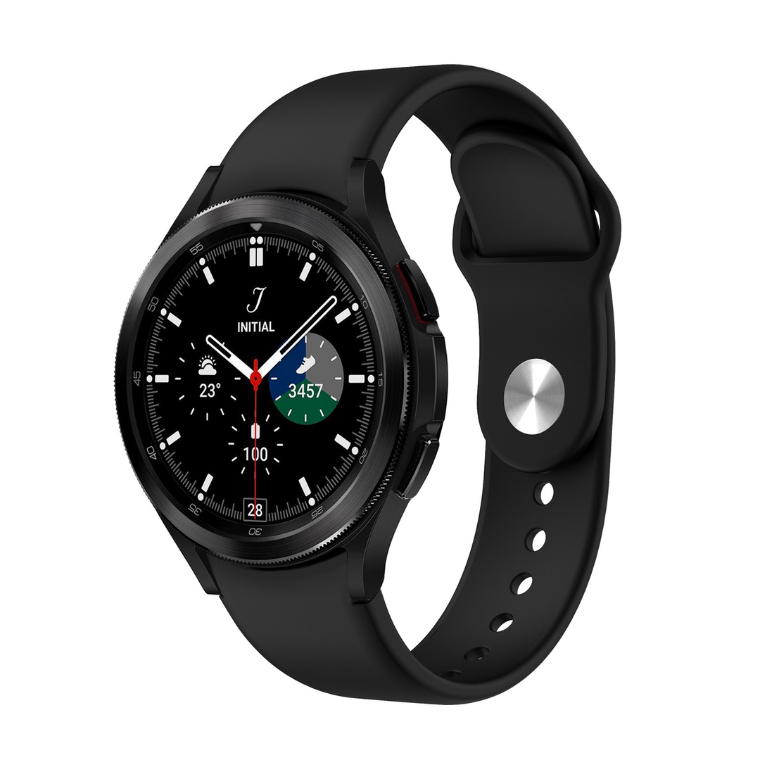 Samsung Galaxy Watch 4 Classic - 42mm &amp; 46mm - Sportbandje - Zwart