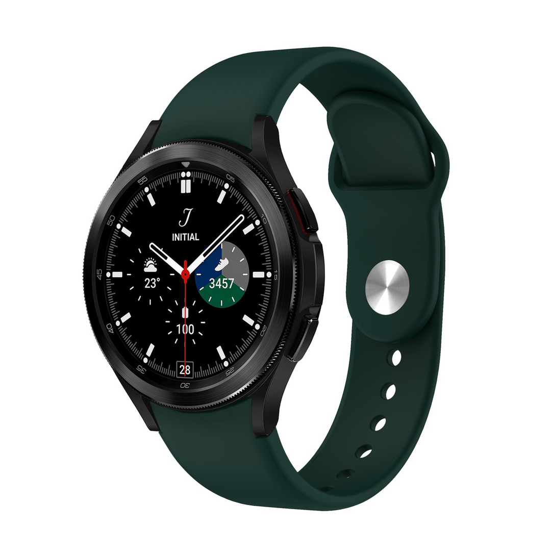 Samsung Galaxy Watch 4 Classic - 42mm &amp; 46mm - Sportbandje - Donkergroen