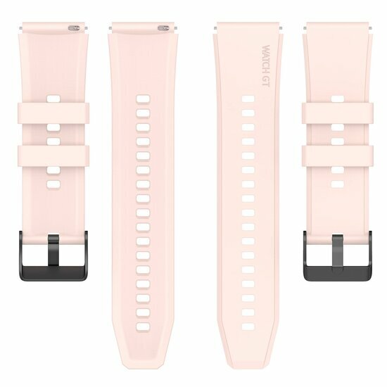 Siliconen gesp bandje - Lichtroze - Samsung Galaxy Watch - 42mm