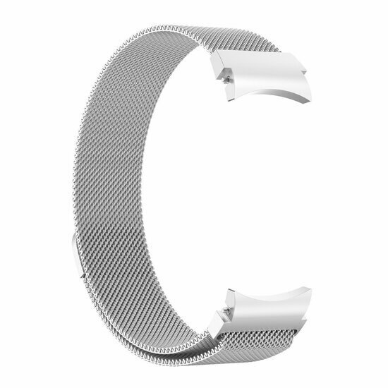 Samsung Galaxy Watch 4 Classic - 42mm / 46mm - Milanese bandje (ronde connector) - Zilver