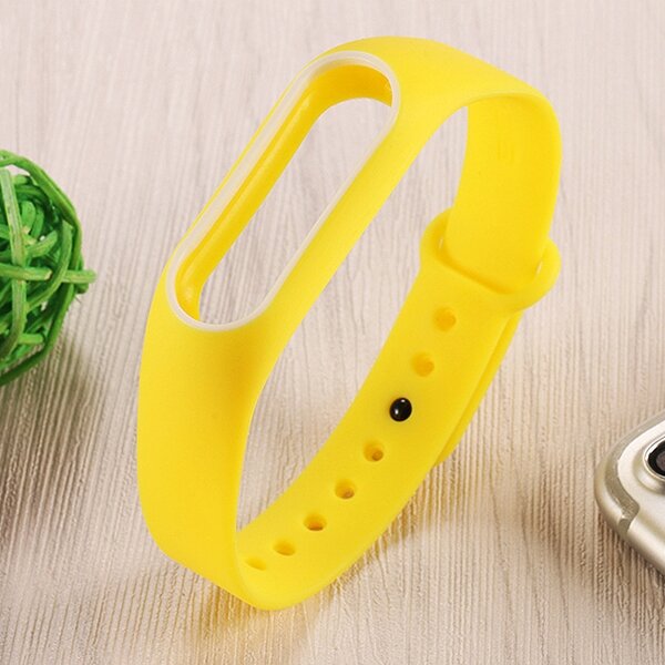 Xiaomi Mi band 2 DUO COLOR bandje voor CA0600B - Geel
