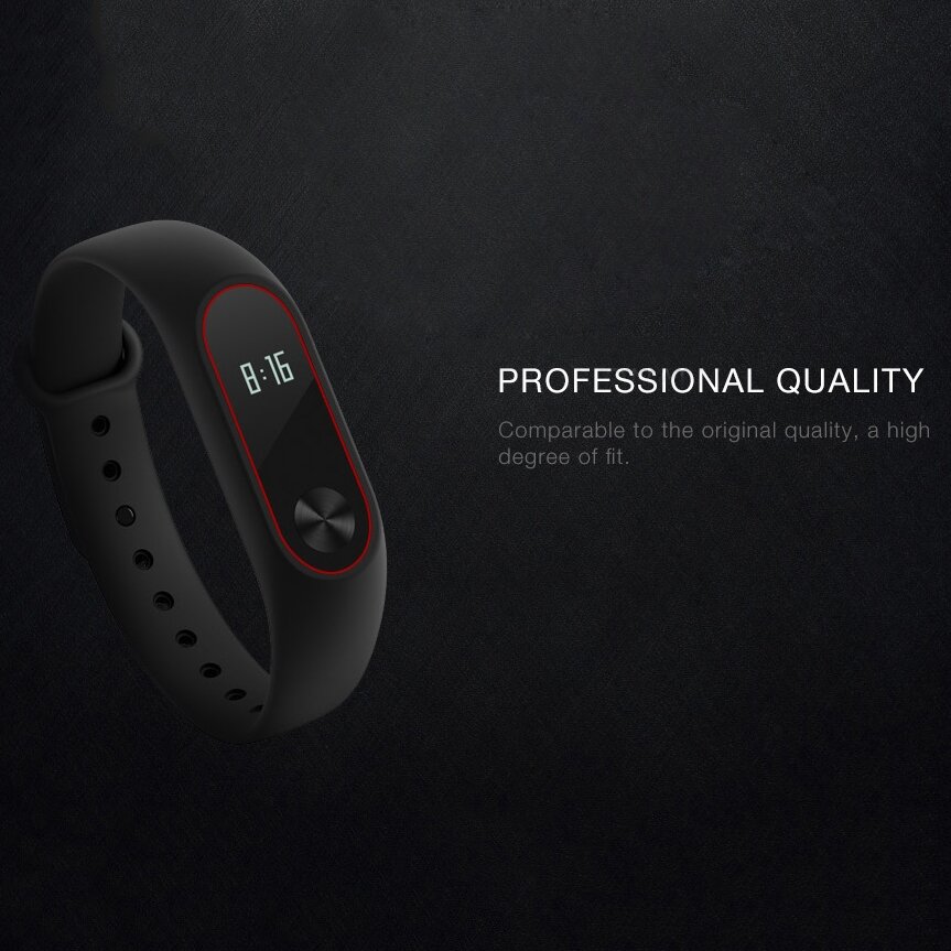 Xiaomi Mi band 2 DUO COLOR bandje voor CA0600B - Rood