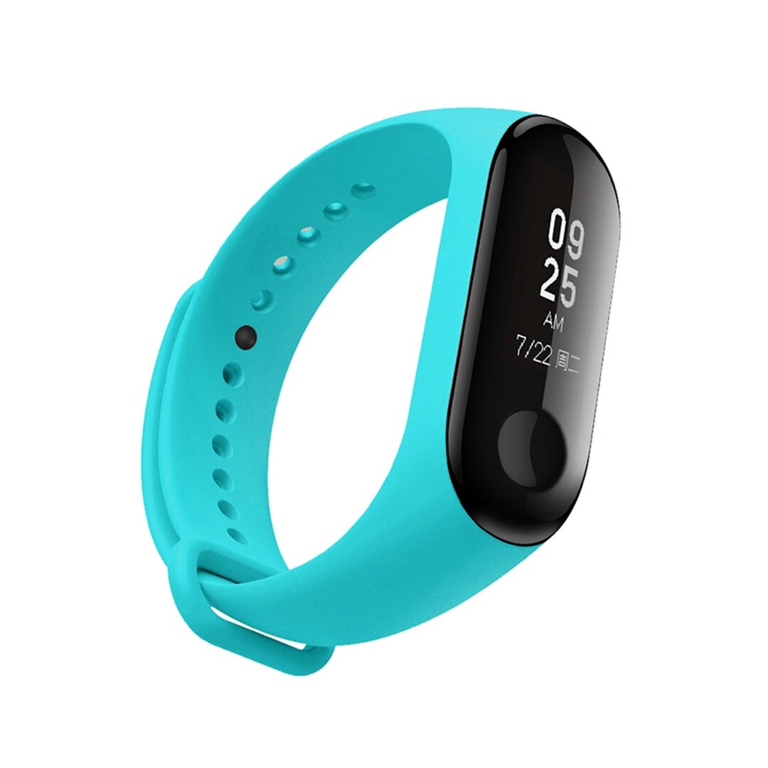 Xiaomi Mi band 3 / 4 / 5 / 6 / 7 bandje OneColor - Licht blauw