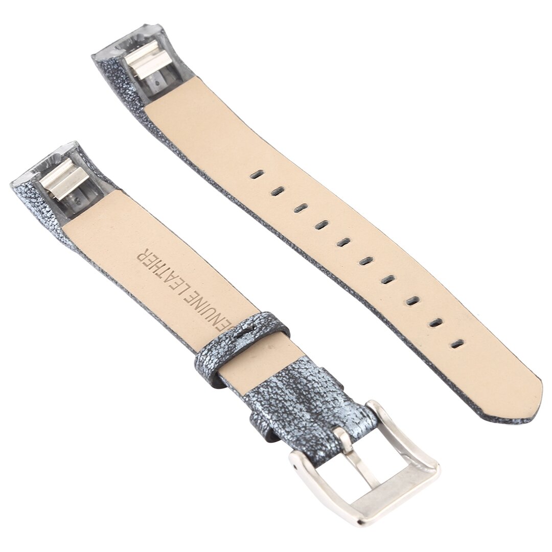 Lederen bandje Fitbit Alta - Grijs