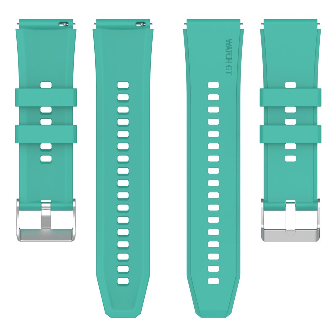 Siliconen sportband - Aqua groen - Samsung Galaxy Watch 3 - 45mm
