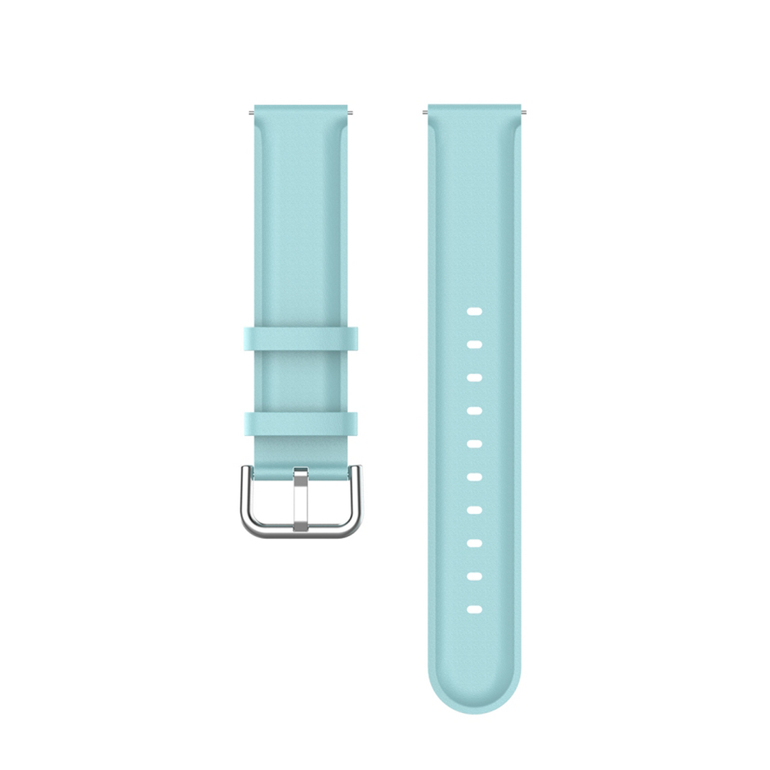 Classic leren bandje - Blauw - Samsung Galaxy Watch 4 - 40mm &amp; 44mm