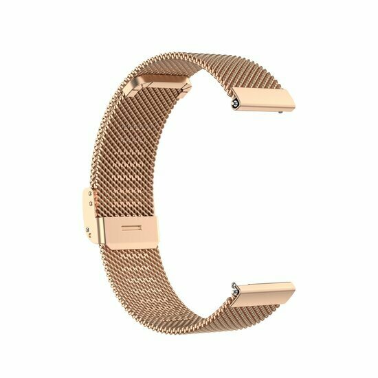 Garmin Vivoactive 4 / 4L - Milanese bandje met klemsluiting - Champagne goud