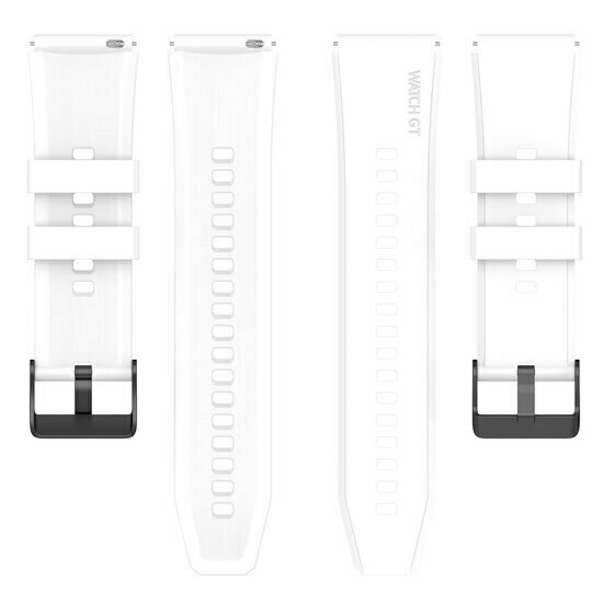 Garmin Venu / Sq / Sq2 / 2 plus - Siliconen gesp bandje - Wit