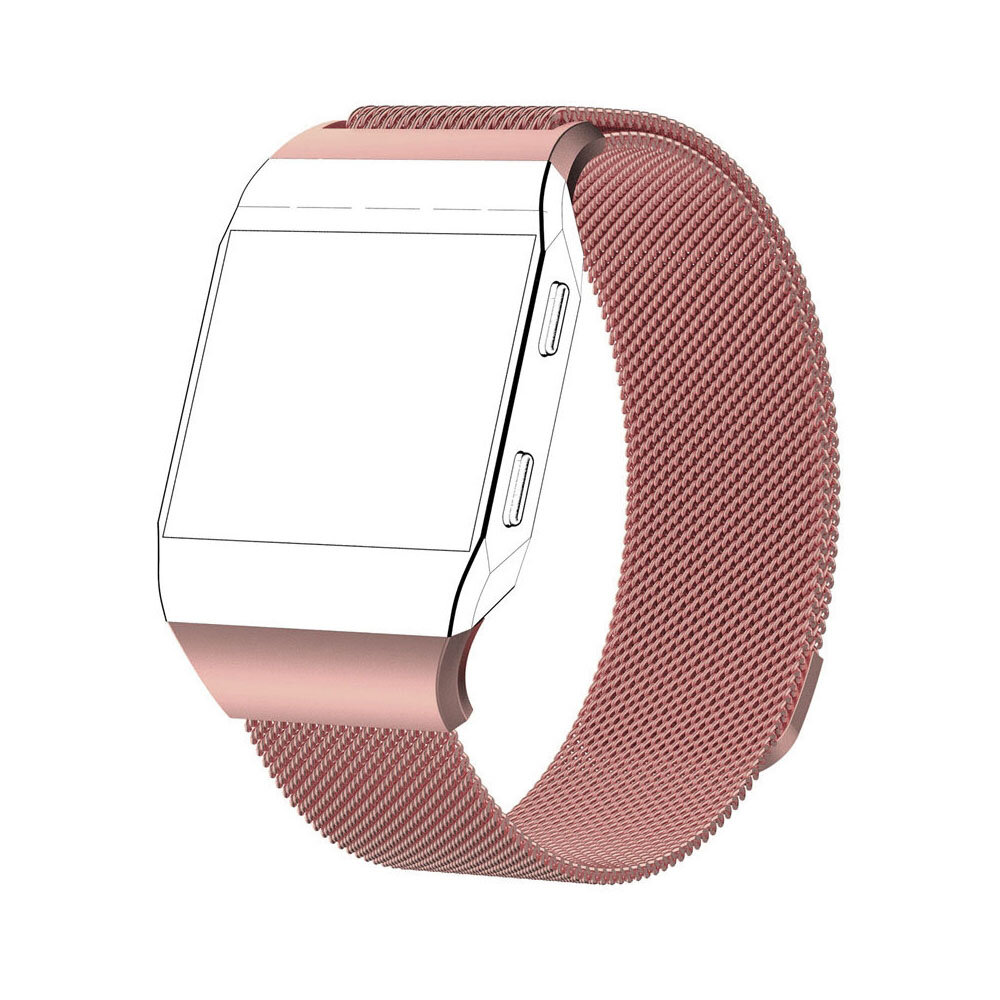 Fitbit Ionic Milanese bandje - Maat: Small - Ros&eacute; goud