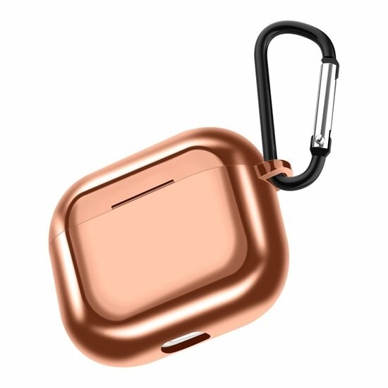 AirPods 3 hoesje - TPU - Electroplating series - Ros&eacute; goud