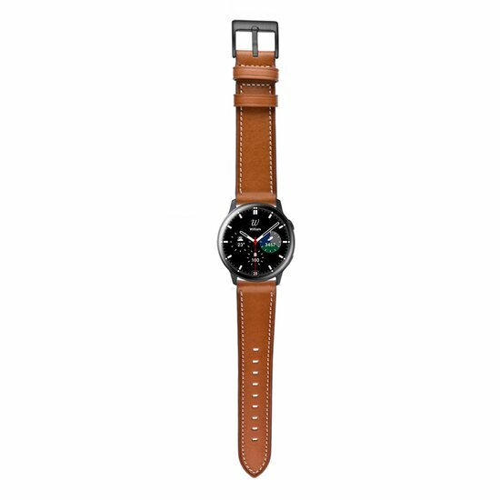 lederen bandje - Bruin - Samsung Galaxy Watch 5 (Pro) - 40mm / 44mm / 45mm