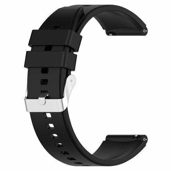 Siliconen sportband - Zwart - Samsung Galaxy Watch - 46mm / Samsung Gear S3