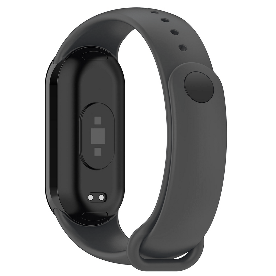 Siliconen bandje - Donkergrijs - Xiaomi Smart Band 8 / 9 / 10