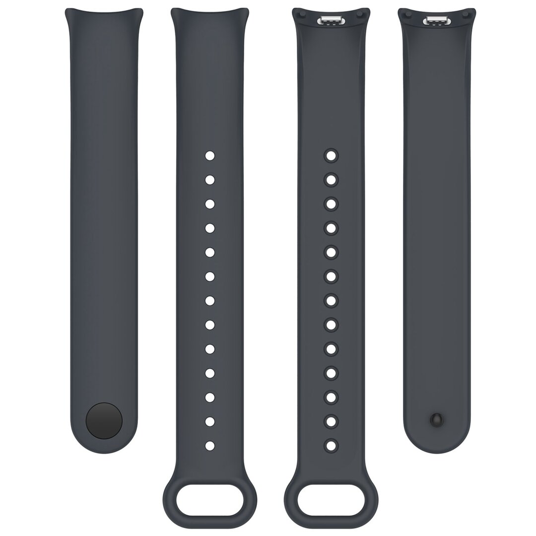 Siliconen bandje - Donkergrijs - Xiaomi Smart Band 8 / 9 / 10