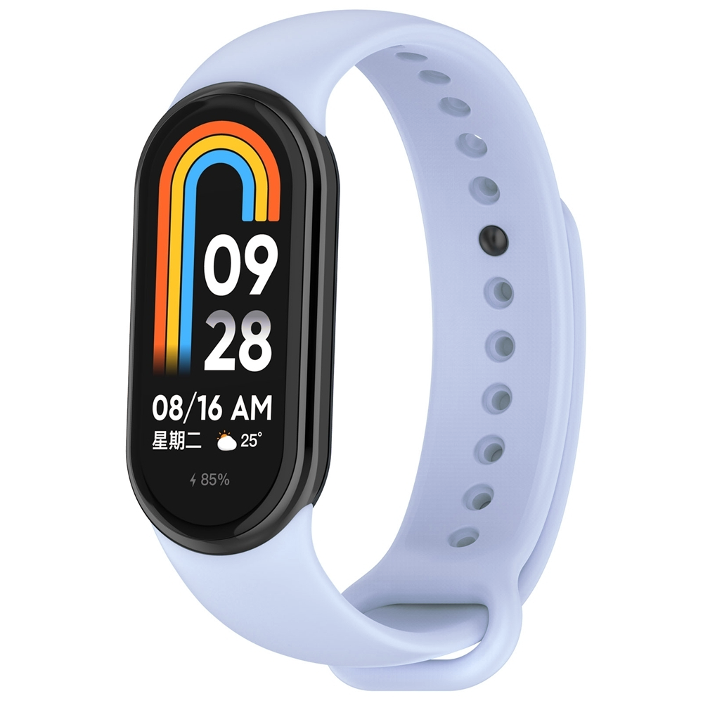 Siliconen bandje - Lichtblauw - Xiaomi Smart Band 8 / 9 / 10