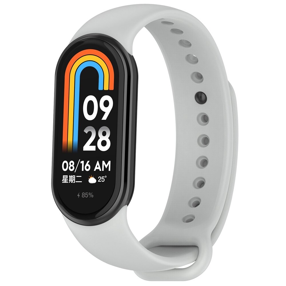 Siliconen bandje - Grijs - Xiaomi Smart Band 8 / 9 / 10