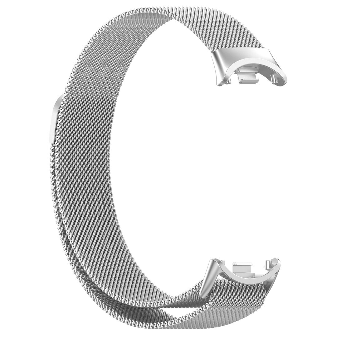 Milanese band - Zilver - Xiaomi Smart Band 8 / 9 / 10