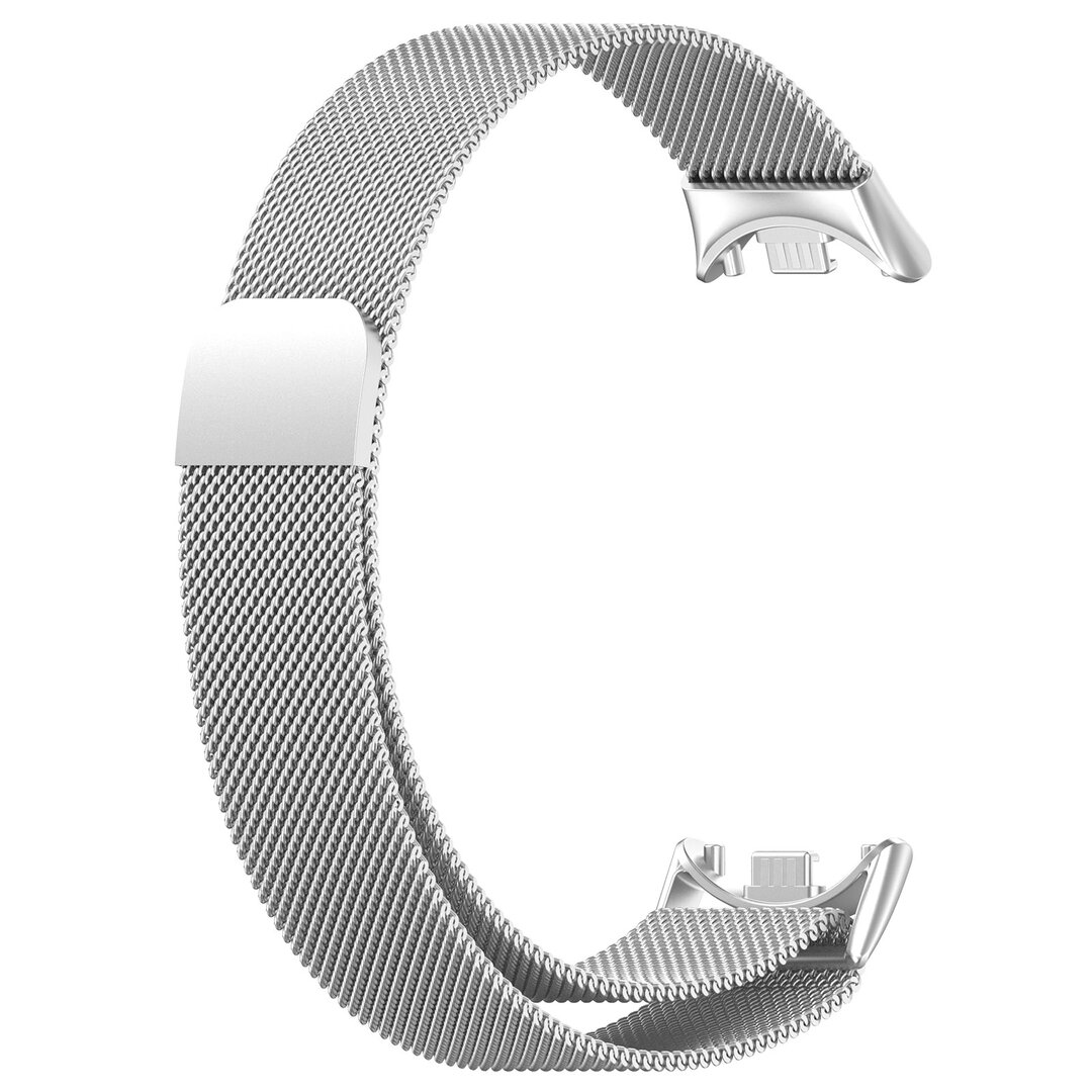 Milanese band - Zilver - Xiaomi Smart Band 8 / 9 / 10