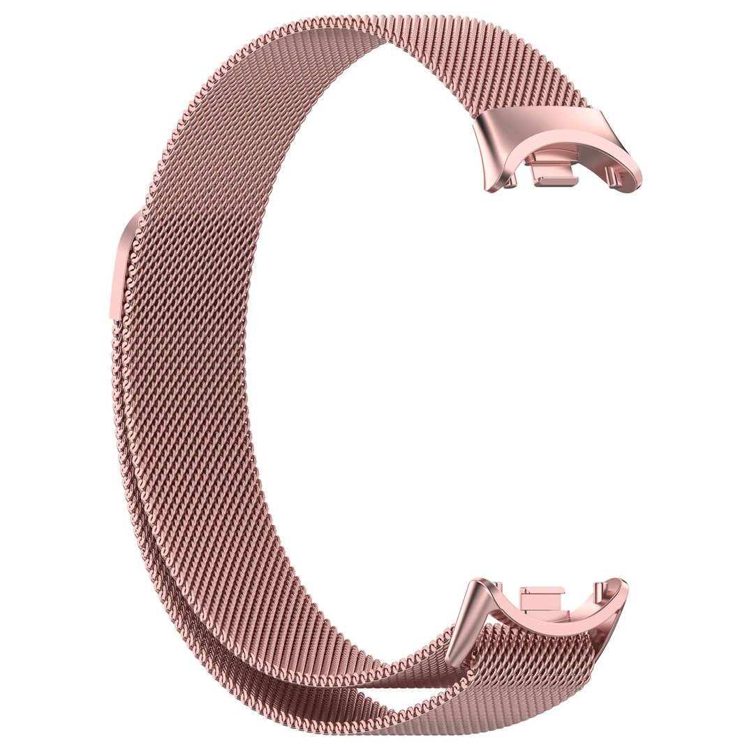 Milanese band - Ros&eacute; goud - Xiaomi Smart Band 8 / 9 / 10