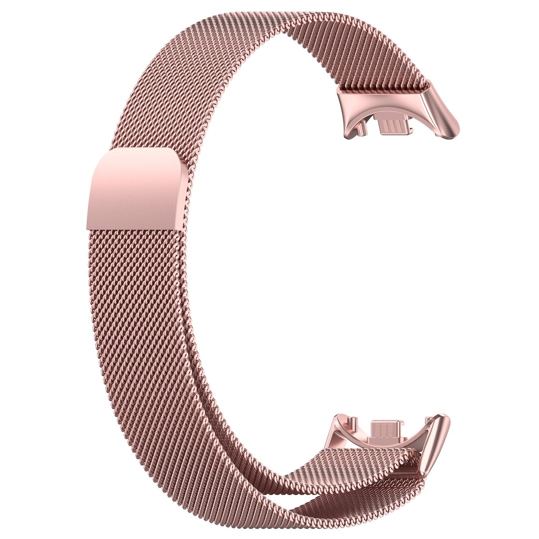Milanese band - Ros&eacute; goud - Xiaomi Smart Band 8 / 9 / 10
