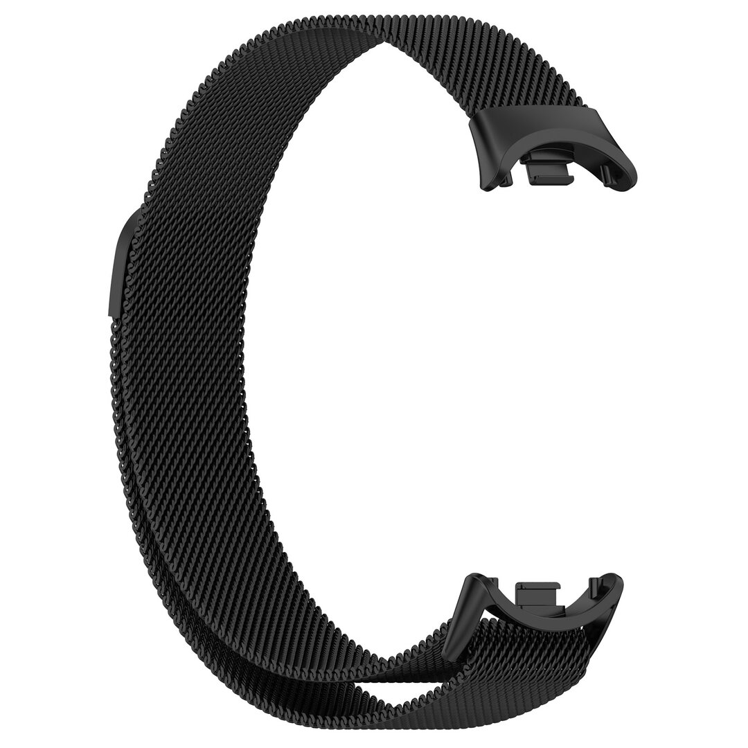 Milanese band - Zwart - Xiaomi Smart Band 8 / 9 / 10