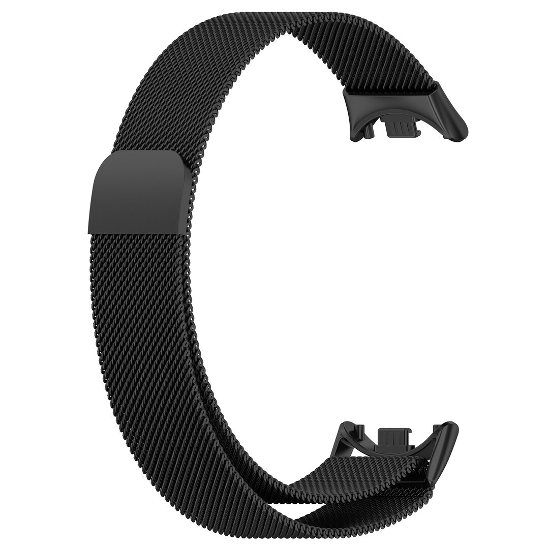 Milanese band - Zwart - Xiaomi Smart Band 8 / 9 / 10