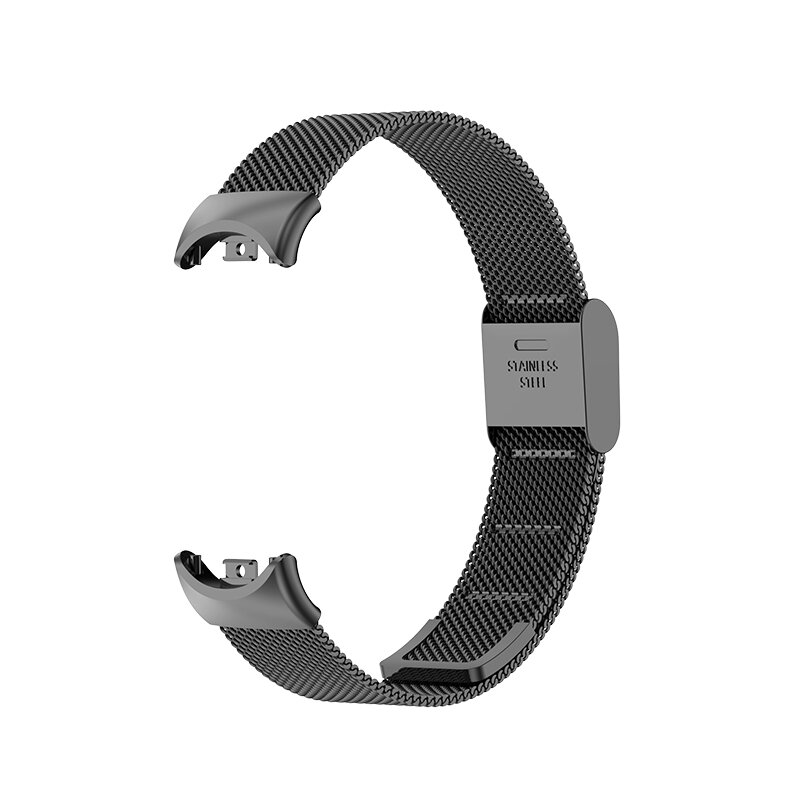 Milanese bandje - Zwart - Xiaomi Smart Band 8 / 9 / 10