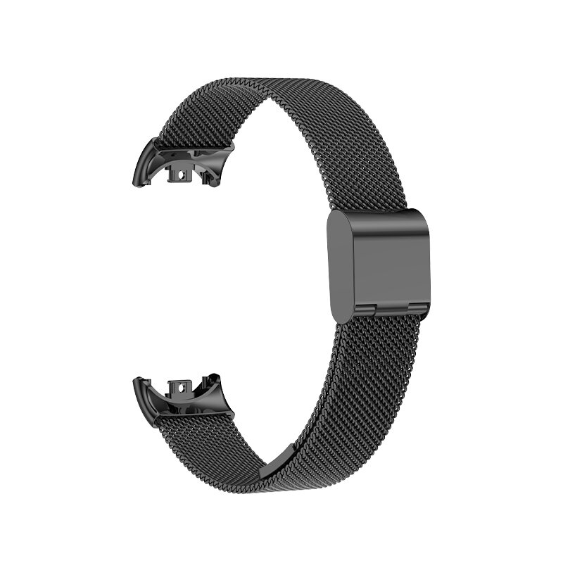 Milanese bandje - Zwart - Xiaomi Smart Band 8 / 9 / 10