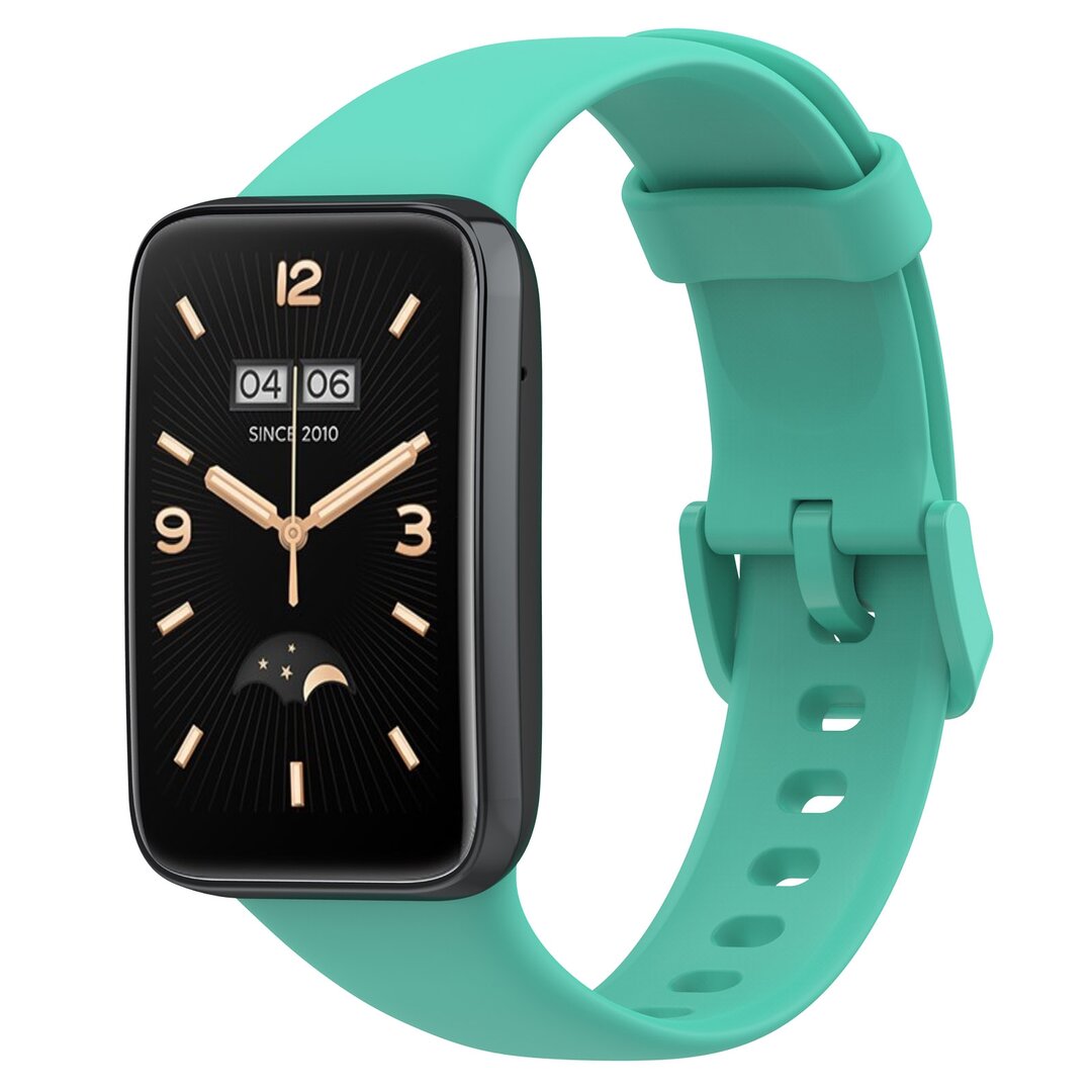 Siliconen sportbandje - Turquoise - Xiaomi Smart band 7 Pro