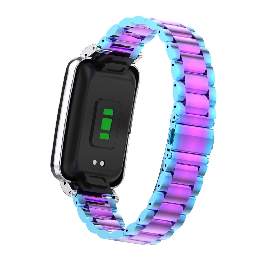 Metalen schakelband met case - Multicolor - Xiaomi Smart band 7 Pro