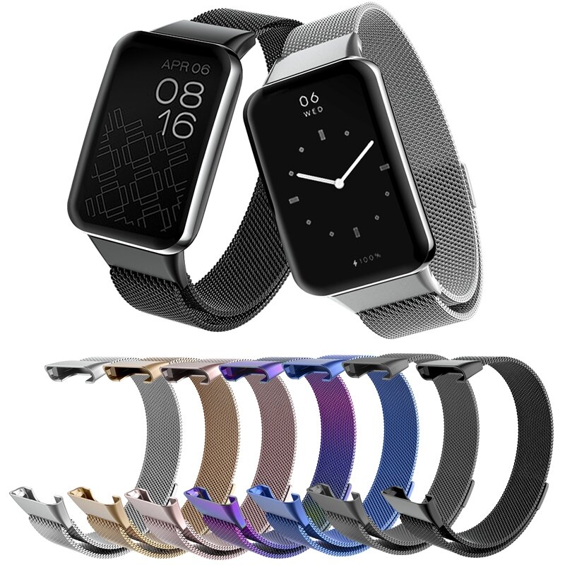Milanese bandje - Goud - Xiaomi Smart Band 7 Pro