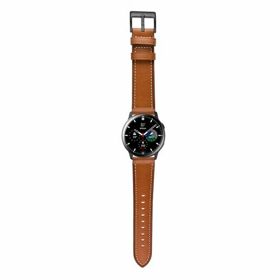 lederen bandje - Bruin - Samsung Galaxy Watch 6 - 40mm &amp; 44mm