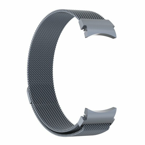 Milanese bandje (ronde connector) - Space Grey - Samsung Galaxy Watch 6 - 40mm &amp; 44mm