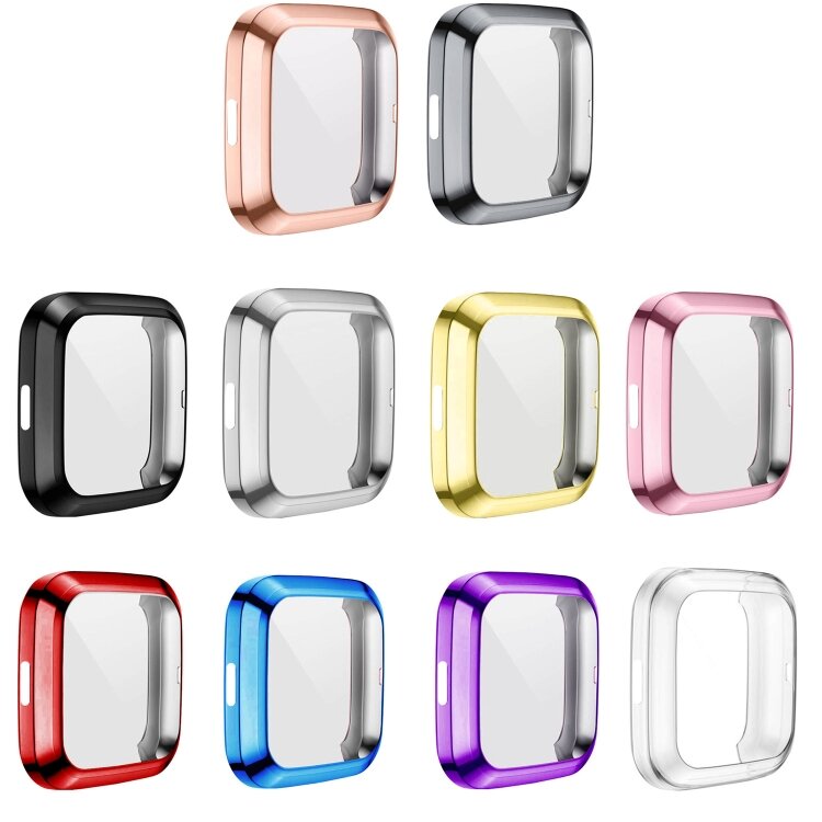 Fitbit Versa 2 Soft TPU case (volledig beschermd) - Paars