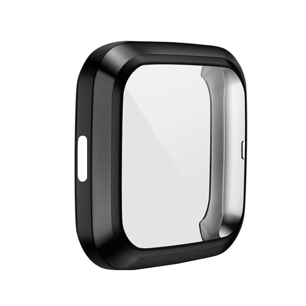 Fitbit Versa 2 Soft TPU case (volledig beschermd) - Zwart