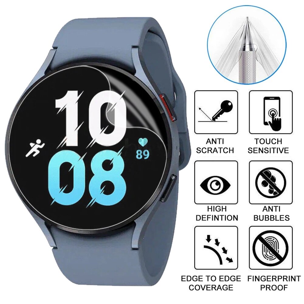 Screen protector Film - Full cover - Geschikt voor de Samsung Galaxy Watch 5 - 40mm