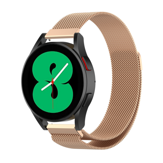 Milanese bandje - Champagne goud - Garmin Vivoactive 6 / Vivoactive 5 / Vivoactive 3