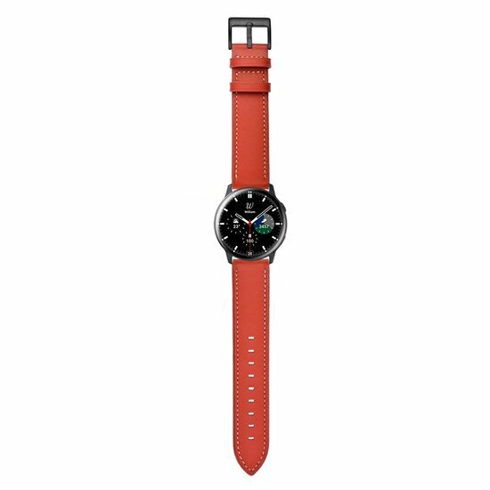 lederen bandje - Rood - Garmin Vivoactive 6 / Vivoactive 5 / Vivoactive 3