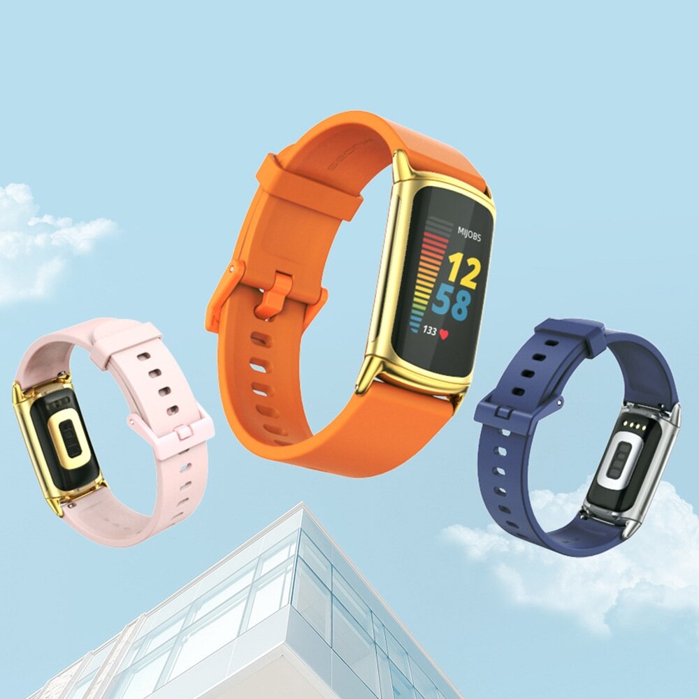 FitBit Charge 5 &amp; 6 Extra soft siliconen bandje - Zwart + zilveren connector