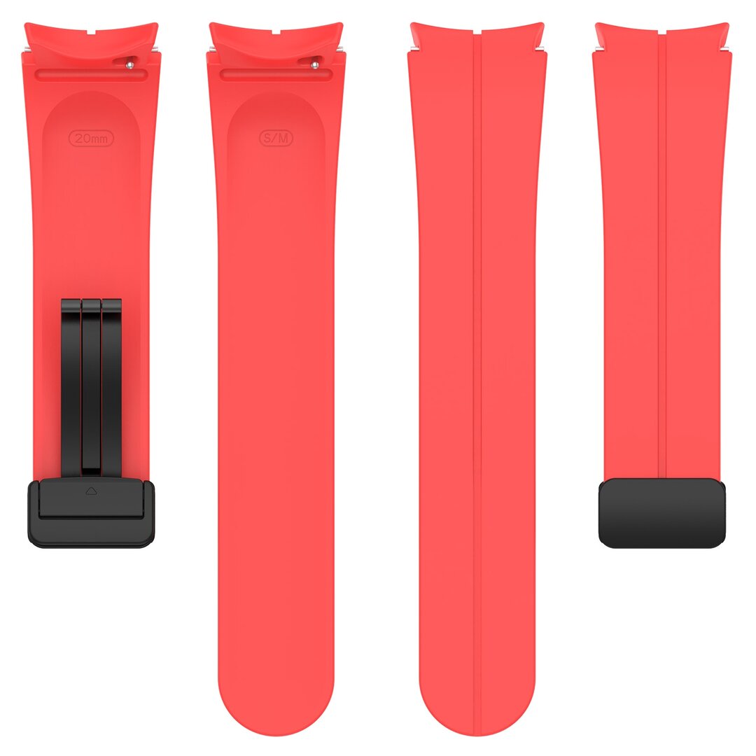 D-buckle sportbandje - Rood-Samsung Galaxy Watch 6 Classic - 47mm &amp; 43mm