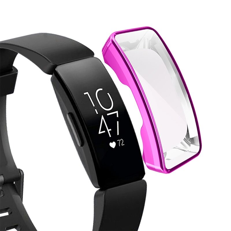 Fitbit Inspire 1 / HR / Ace 2 TPU case (volledig beschermd) - Roze