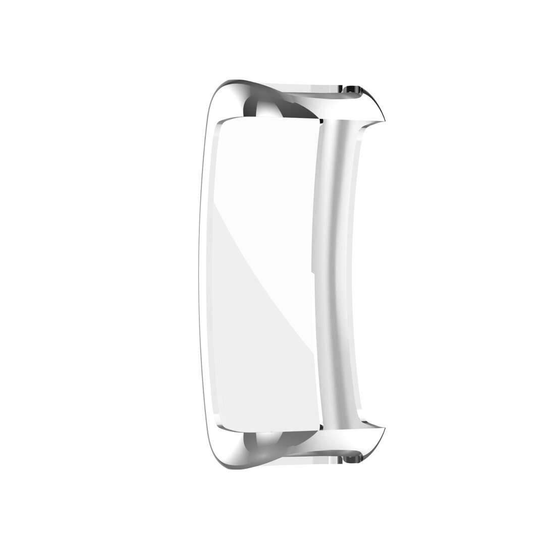 Fitbit Inspire 2 TPU case (volledig beschermd) - Zilver
