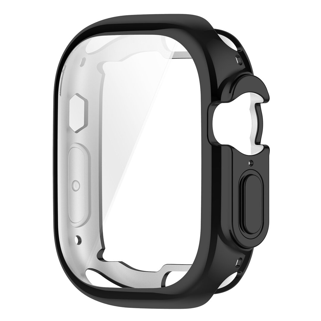 Apple Watch Ultra TPU case - Volledig beschermd - Zwart - Geschikt voor Apple Watch 49mm