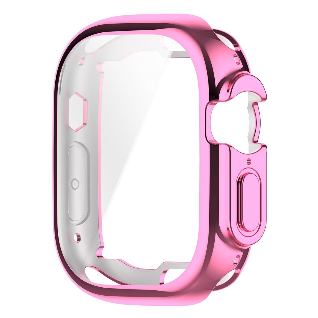 Apple Watch Ultra TPU case - Volledig beschermd - Roze - Geschikt voor Apple Watch 49mm